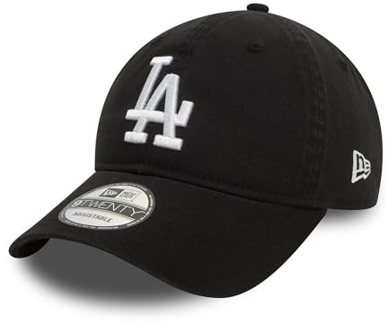 New Era Los Angeles Dodgers MLB Washed Negro 9Twenty Gorra Ajustable