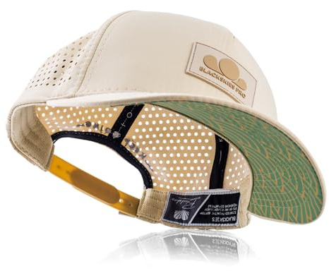 Blackskies® Pro Flow Sport Performance Cap | Casquette de Baseball Premium Unisexe Déperlante | Jogging Surf Plage Tennis Homme Femme Trucker - Casquette Baseball Homme Beige Désert