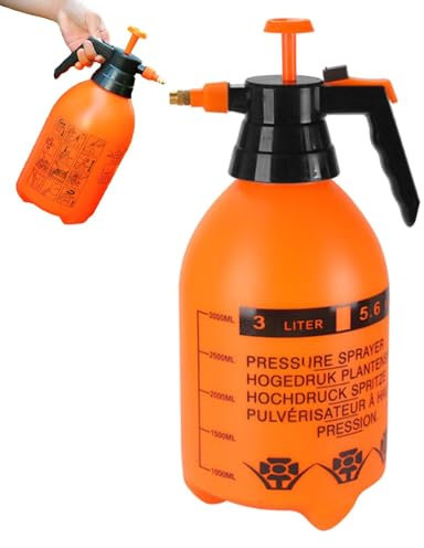 2L/3L Hand Pressure Sprayer Mister Bottle Portable Pressure Spray Bottle Handheld Pump Garden Multi Purpose Plant Watering Car Cleaning Pressurized Sprayer Gardening Tools