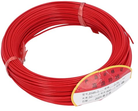 Bobina del Rilevatore di Loop, Bobina del Rilevatore di Loop 0,75 mm², Filo del Loop Cavo del Loop Filo di Rame e Ossigeno Cavo con Guscio in PTFE per Rilevatore di Loop del