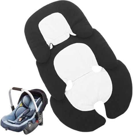 Kindersitzpolster für Kinderwagen, atmungsaktive Kinderwagen- und Autositzeinlagen, weiches Stützkissen für Kinderwagen und Stubenwagen, Kopf- und Körperstützkissen für Autositz, Kinderwagen