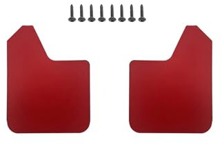 auto parafanghi Rally Sport Paraspruzzi Universali Paraspruzzi Paraspruzzi Parafango Anteriore Posteriore Per Auto Pick-up SUV Van Truck Parafango Auto(2pcs red)