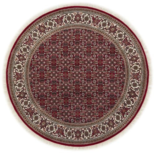 Nain Trading Indo Bidjar 150x150 Handgeknüpft Orientteppich Rund Teppich Wolle Indien