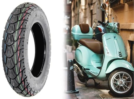 Ganzjahres Reifen hergestellt mit Kenda, Allwetter Reifen M+S 3.50 x 10 Zoll TL, 56L Profil K415 für Roller kompatibel mit Aprilia, Vespa, Explorer, Boatian