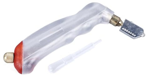 Glass Cutter Multi Functional Handheld Oil Feed Glass Cutting Tool for Tile Mirror Window