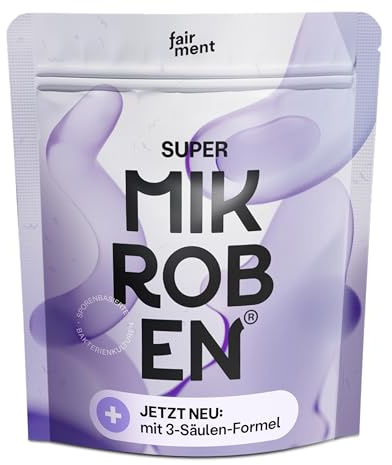 fairment SuperMikroben® Plus, Bakterien Stämme 3 MRD KBE/Tagesdosis, mit Vitamin B2 B3 B6 und Mineralien Komplex hochdosiert, 60 Kapseln aus Deutschland