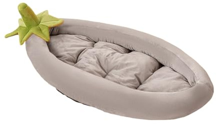 Generisch Hundebett, Aubergine Kleines Haustierbett, Abnehmbar rutschfest Warm Nest für Innen Außen Camping Wohnung Haus Hundezwinger Box Auto