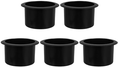 Ipetboom 5 Piezas Portavasos para Sofá de Plástico Soporte Insertable para Bebidas Reemplazo para Reposabrazos de Sillón Compatible con Coche Barco Caravana y Mesa de Póker