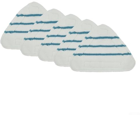 Almohadillas de repuesto de microfibra para trapeadores de vapor True&Tidy STM 500 y STM 700A, 5 almohadillas triangulares de limpieza a vapor para eliminar eficazmente la suciedad y los desechos