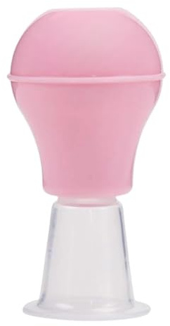 1Pc Pink Silicone Nipple Corrector for Women, Nipple Enlargement Suction Enlarger Sucker Corrector for Breastfeeding Inverted Flat Nipples Aspirator Puller Health Care