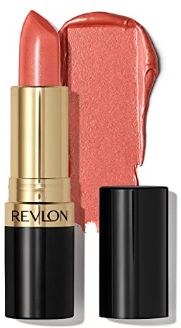 Revlon Super Lustrous Lipstick, Creamy Formula For Soft, Fuller-Looking Lips, Moisturized Feel, 628 Peach Me, 0.15 oz