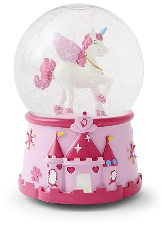 Mousehouse Gifts Boule à Neige Musicale Licorne pour Enfants ou bébé Filles Cadeau