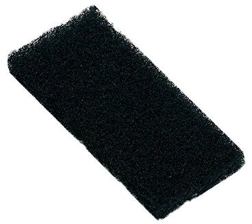 SPUGNA RICAMBIO FELTRO RETINA RIGIDA NERA PULIZIA PAVIMENTI PER FRACASSO FRATTONE FRATTAZZO