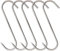 ARTOYS Fleischerhaken Edelstahl 304 Groß (20cm 5mm) - 5 Stück- Tragfähigkeit 100kg, Heavy-Duty Metzgerhaken, Räucherhaken Fischhaken,für Rehe, Ziegen und Schafe Rind, Schwein