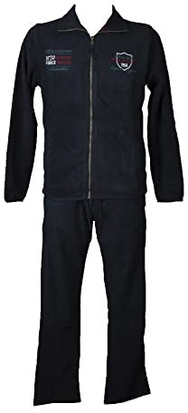 Campagnolo Herren Anzug DYNAMIC F.LLI komplett Freizeit Winterfleece offen mit Reißverschluss Artikel 8Z77145, M982 Blu - Blue, M