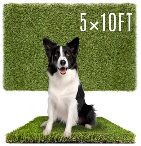 SUNTURF Hundegras-Pads für Hunde, 1,5 x 3 m, für Hunde, Töpfchen, Kunstrasenteppich, Rasenteppich für Hundetraining, Innen- und Außenbereich, Garten, Rasen, Kunstrasenteppich