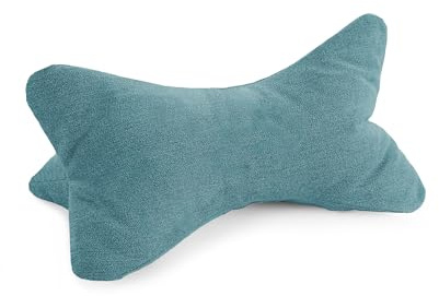 Bookiepad Leseknochen Cozy Home, ergonomische Form für Nacken- oder Lendenstütze, Flexible Stütze für Bücher, E-Books oder Tablets, Petrol