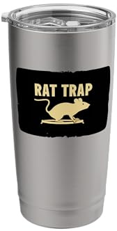 Fun Rat Trap Speech Stainless Steel Insulated Tumbler