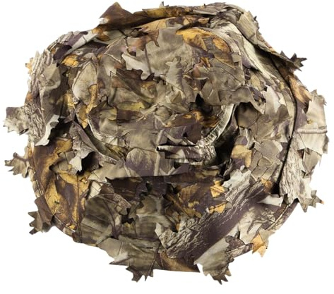 Sarini Boonie Hat Wide Brim Hat 3D Leaves Camo Sun Cap for Men Women Hunting Fishing Army Airsoft Tactical Sniper Gear 57-62cm