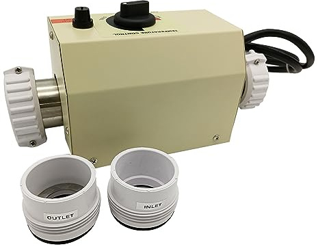 Thermostat de chauffe-eau électrique 3KW for bain de SPA de baignoire de piscine for le bain à remous de Massage,Bonne conductivité thermique