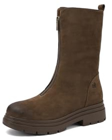 QUEEN HELENA Stivaletti con Zip Frontale Bassi Donna X33-57