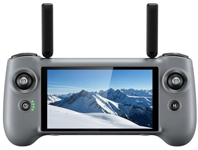 Potensic PTD 1 Mando de Control con Pantalla Táctil, Transmisión 10km, Pantalla FHD 1080P de 5.5, Batería 6400 mAh hasta 3 Horas de autonomía, 32 GB, Compatible Exclusivamente con el dron Atom 2