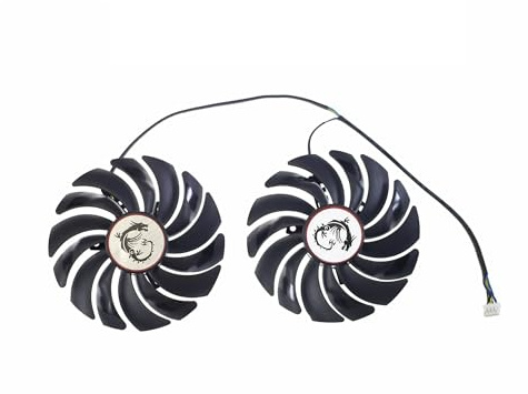 2 pezzi/lotto di dissipatori for schede video, compatibili con MSI, GTX 1080/1070/1060, compatibili con MSI, GTX1080 GTX1070 ARMOR 8G OC GTX1060, raffreddamento GPU for schede grafiche