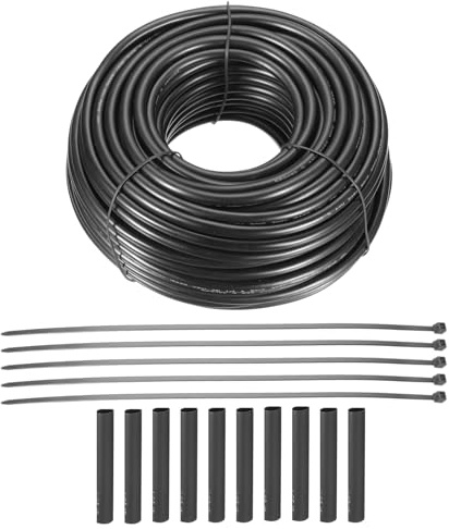 QUARKZMAN Fil Electrique 24 Gauge 6 Conducteurs, Câble PVC Multibrin 24 AWG, Câble Basse Tension 24/6 En Cuivre Pour Éclairage Paysager, Câblage Domestique Garage Remorque, 30.5m/100ft