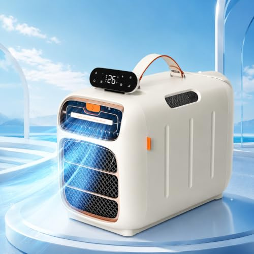BrightFootBook Aire Acondicionado portátil para el hogar y vehículos recreativos, 220 V Cold