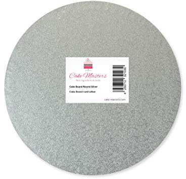 Pati-Versand 12110 Support à Gâteaux Rond Carton Argent 40 x 40 x 1 cm
