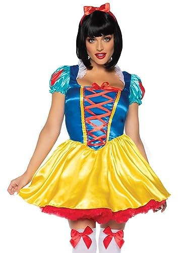 Leg Avenue 85516 - Fairytale Snow White Kostüm, Größe S/M (EUR 36-38)