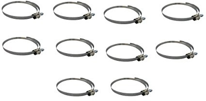 AirTech-UK Duct Jubliee Clip Clamp for Flexible Ducting Hose Pipe Ventilation 150mm Pack of 2, 3, 5 and 10 (5)