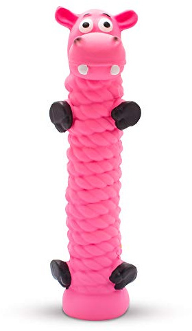 Petper Cw-0071EU Quietschendes Hundespielzeug aus Latex, Welpenspielzeug, lustiges Tier, interaktives Hundespielzeug