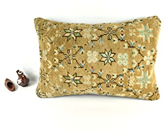 Kelim Kissen 40x60 cm Handgefertigt Kissenbezüge Türkisch Lendenkissen Dekorative Kissenhülle Dekokissen Zierkissen Sofakissen Teppiche Ethnische Kilim Kissenbezug code A2686