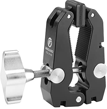 Vanguard Veo CP-65 Support à Pince | Pince pour prendre des photos avec un téléphone portable, filetage universel 1/4