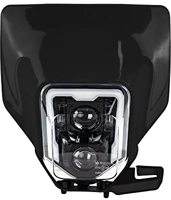 PINTLE Motorrad Scheinwerfer Für Husqvarna Te Fe Tc Fc Tx 125 250 300 350 450 501 701 250i 300i Drl Hi/Low Motocross Lampe E24 Motorrad Enduro Scheinwerfer