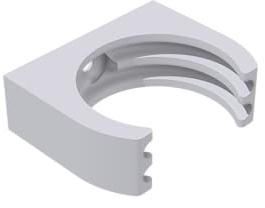 32mm Schwimmbadschlauch Halter | Schlauch Clip | Outdoor | 3D Druck (1er Clip, 10x)