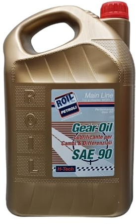 5 Litri di Roil GEAR CD SAE 90 - Olio Minerale per cambi manuali, differenziali, trasmissioni manuali, ingranaggi ipoidi, assali