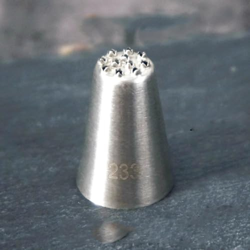 #233 234 235 Multi-Open Nozzle Tip Stainless Steel Icing Piping Nozzles Cake Cream Decorating Create Grass Cupcake-233