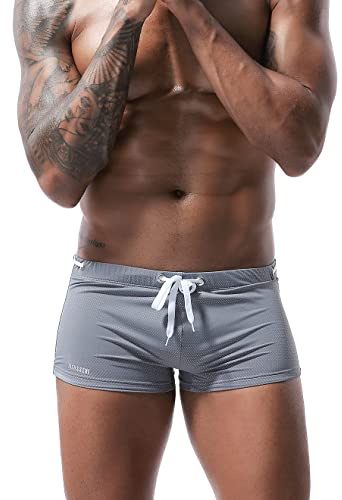 Casey Kevin Costume da Bagno Uomo Costume Boxer Coulisse Pantaloncini Calzoncini da Bagno Elastico a Vita Bassa Boxershorts Nuoto Spiaggia Mare Piscina Swim