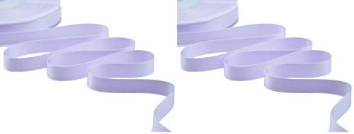 Furlanis - Nastro Doppio Raso, Tessuto Italiano - Lilla, 16 mm x 25 m (Confezione da 2)
