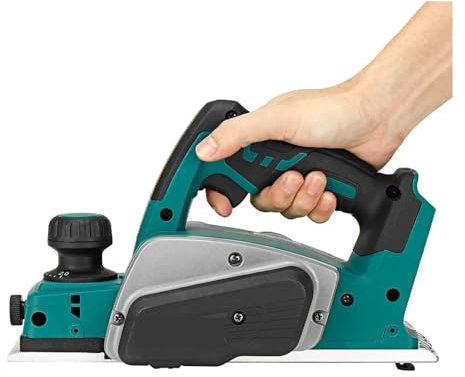 Raboteuse à bois Raboteuse électrique rechargeable sans fil, 15000 tr/min, 18V, outil de coupe du bois portatif avec clé Réduire la pollution environnementale