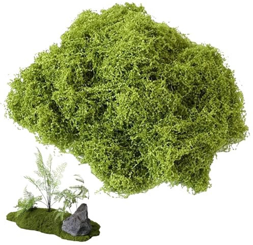 LINGJIA 150g Mousse Florale, Mousse pour Fleurs, Mousse Artificielle Antiseptique, Convient pour les Murs, les Aquariums, la Décoration des Fleuristes, la Réalisation de Maquettes Décoratives