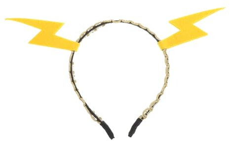 Beaupretty Leuchtendes Weihnachts-stirnband Blitz-design Haarreif Für Party Haare Performance Kopfschmuck Gelb Festlich Leichtes Haaraccessoire Für Cosplay Und Feierlichkeiten