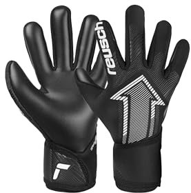 Reusch Fastgrip Infinity Junior griffige und atmungsaktive Torwarthandschuhe Fußballhandschuhe für Kinder und Jugendliche für Jungen Mädchen perfekt geeignet für Kunstrasen