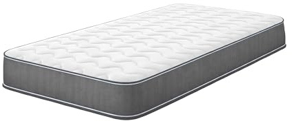 Starlight Beds Colours Range - Grey Single Mattress
