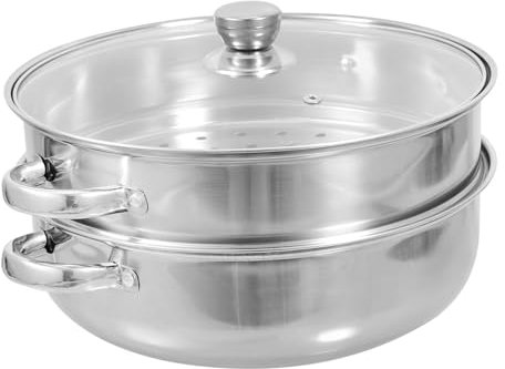 Gatuida Olla De Vapor De Acero Inoxidable Engrosada Vaporera Práctica Hogar Utensilios De Cocina Para Cocinar Alimentos