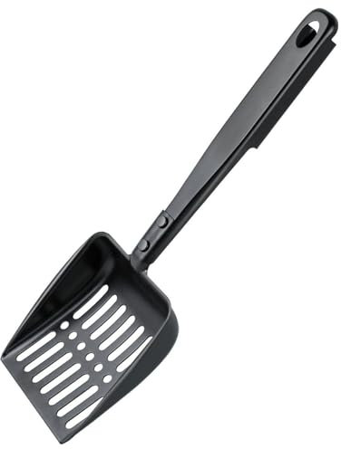 Metal Coal Shovel For Wood Stove | Heat Resistant Hollow Ash Scoop For Fireplace, BBQ Grill, Outdoor Fire Pit | Sturdy Ash Sifter Tool For Camping, Stove Cleaning, Charcoal Handling, Wood Burners