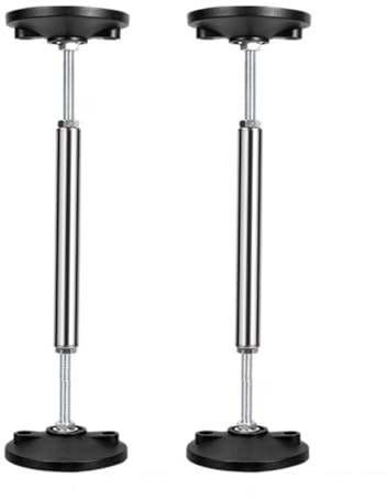 Futihana 2 varillas de soporte telescópico de acero inoxidable para armario, ajustable de 30 a 45 cm, soporte para de alta dureza