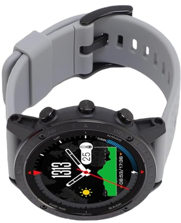 mingzhe Smartwatch 50m Water Proof 1.3 Inch Screen Lightweight Professional Smart Sports Watch Diving Running [Men] (Black)